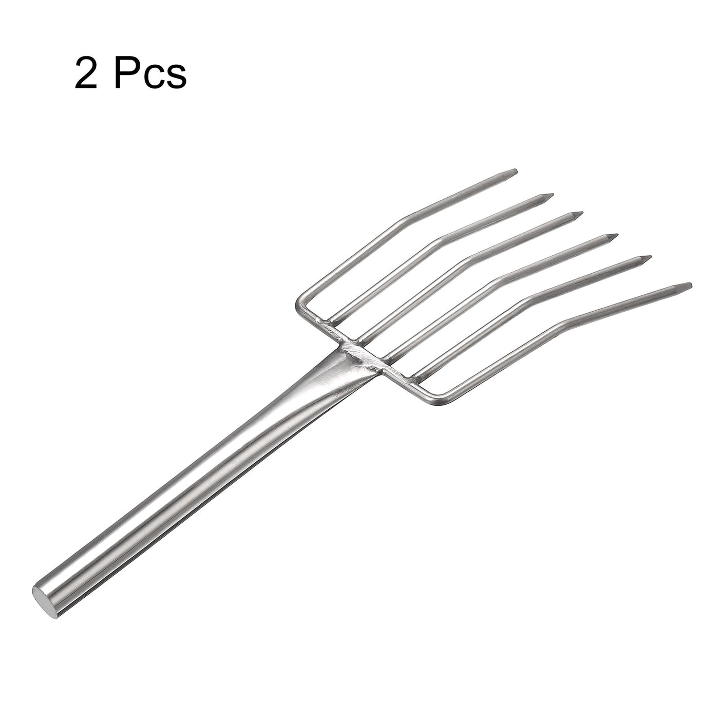 uxcell Uxcell Stainless Steel Turkey Forks, Five Claws Meat Fork Barbecue Roast Accessories for Thanksgiving Charcoal Barbecue Grilling