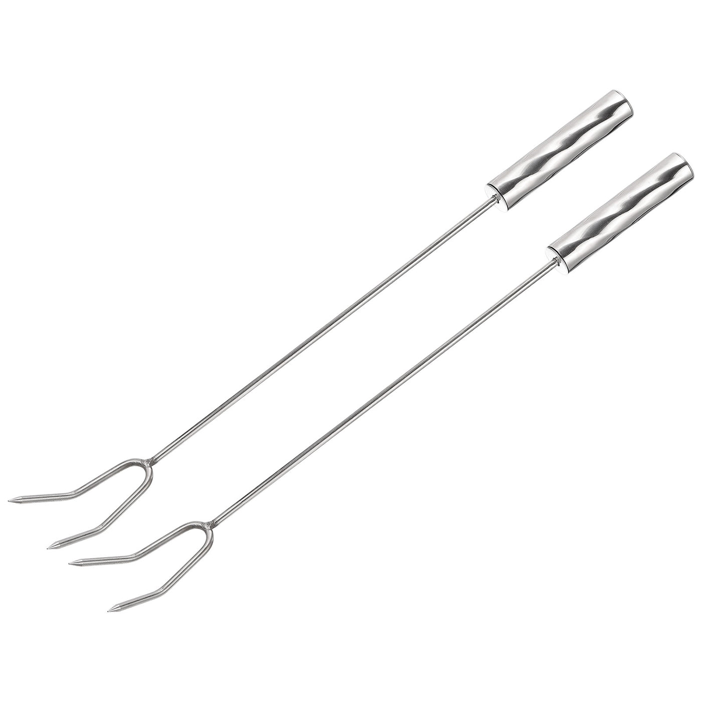 uxcell Uxcell Stainless Steel Roasting Sticks, Long BBQ Fork Grilling Tools for Roasting Skewer Hot Dogs Sausages