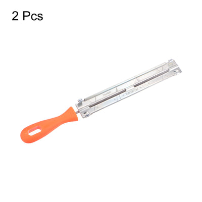 Harfington 2pcs Chainsaw File Guide, 5/32" (4mm) Round Rasp Chrome Steel for Sharpening