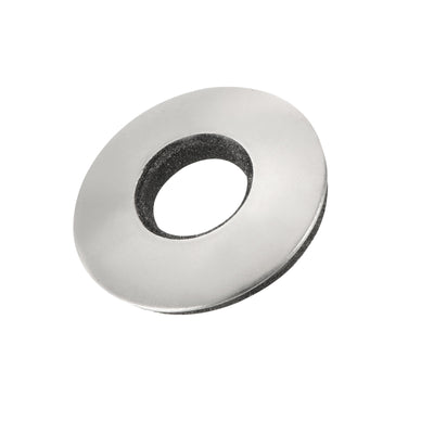 Harfington Bonded Sealing Washers M8 25x8x3.4mm Carbon Steel Nitrile Rubber Gasket, Pack of 50
