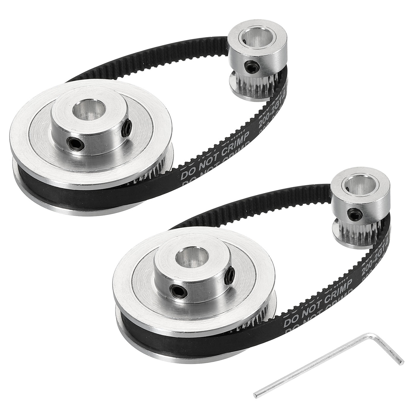 Harfington Timing Pulley 20&60 Teeth 8mm Bore Synchronous Wheel with Belt and Wrench for 3D Printer, CNC Machine