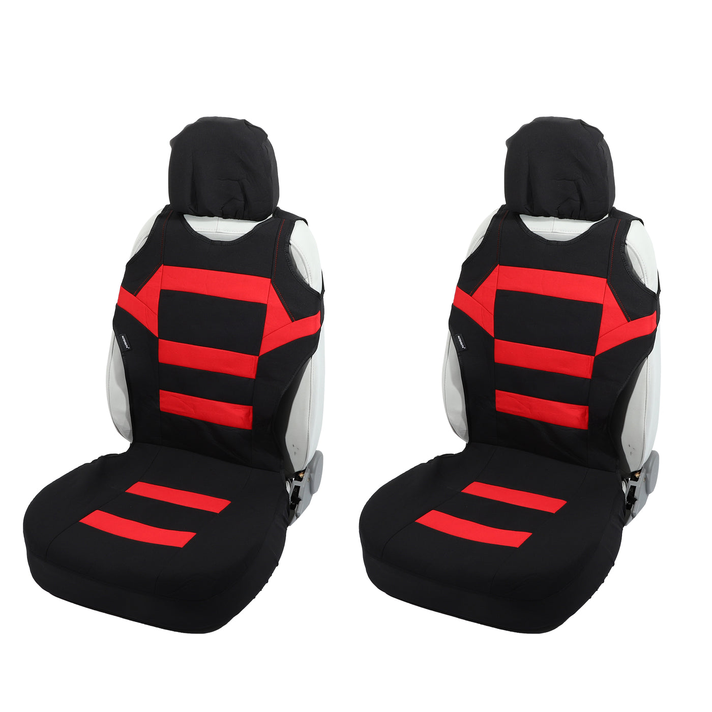 ACROPIX Front Car Seat Cover Universal Seat Protectors Seat Cushion Cover Red - Pack of 2