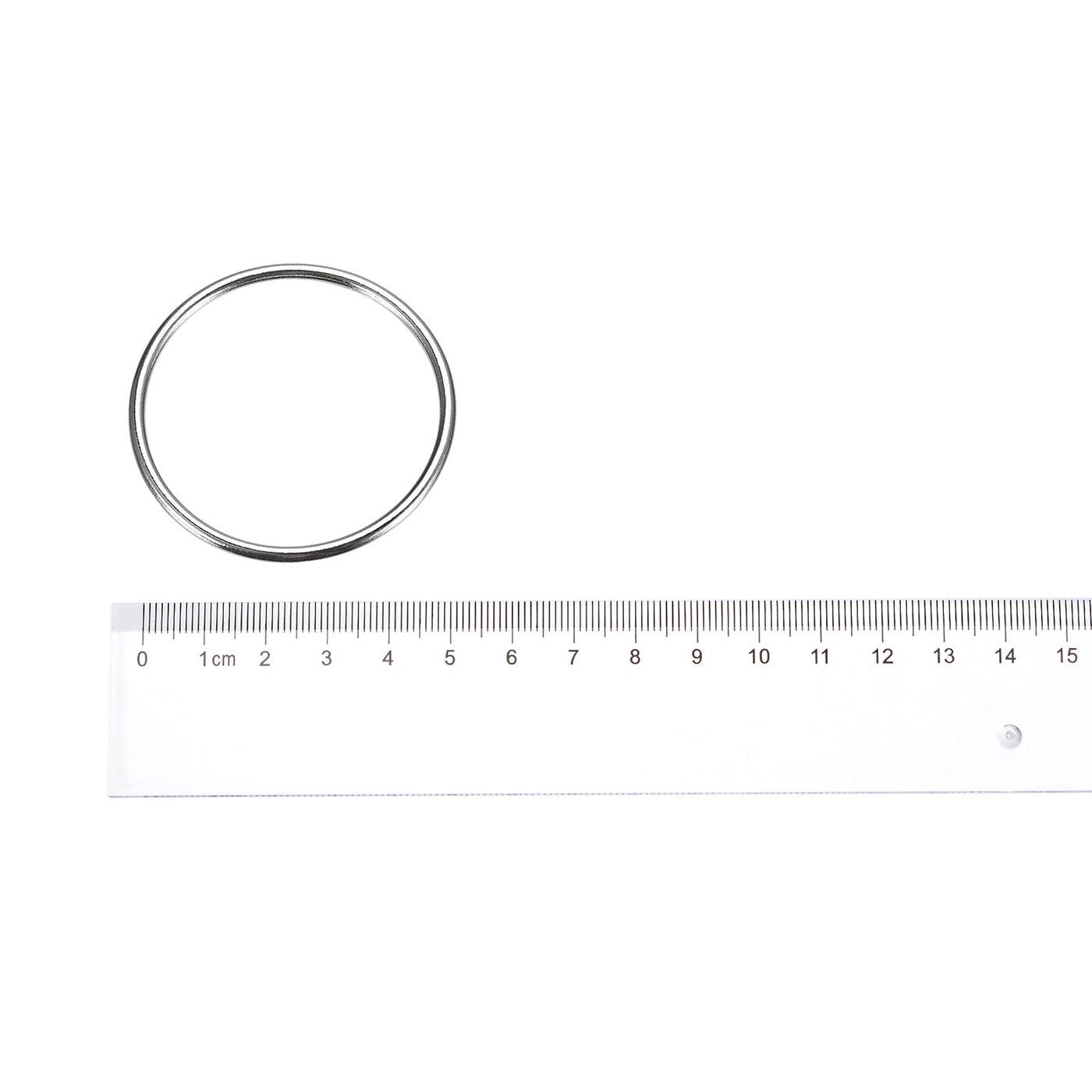 uxcell Uxcell Metal O Rings, Multi-Purpose Welded O-Ring Buckle for Craft Belt Purse Bag Making Hardware