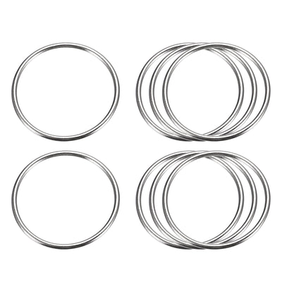 Harfington Uxcell Metal O Rings, Multi-Purpose Welded O-Ring Buckle for Craft Belt Purse Bag Making Hardware