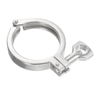 Harfington 2.66" Vacuum Clamp, 1 Pack 304Stainless Steel Hose Clamp with Nut, Silver