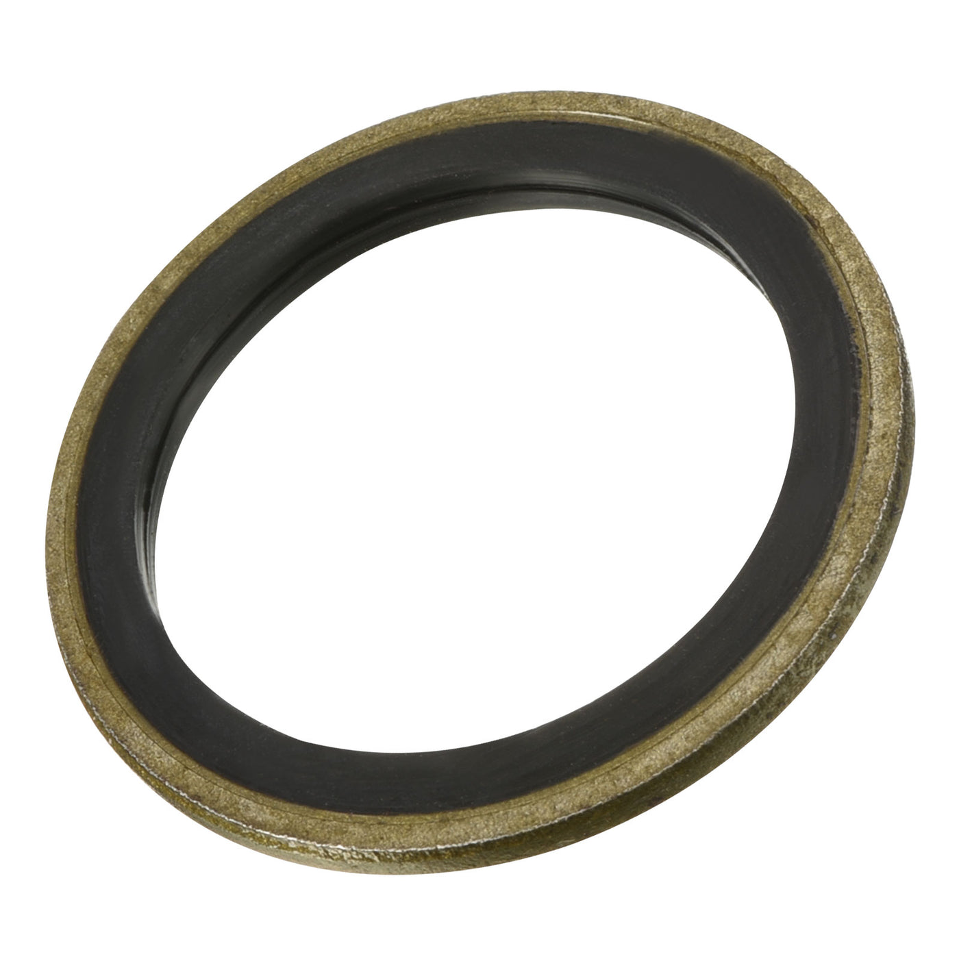 Harfington Bonded Sealing Washers M26 34.5x26x2mm Carbon Steel Nitrile Rubber Gasket, Pack of 10