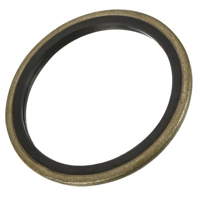 Harfington Bonded Sealing Washers M30 37.4x30x2mm Carbon Steel Nitrile Rubber Gasket, Pack of 5