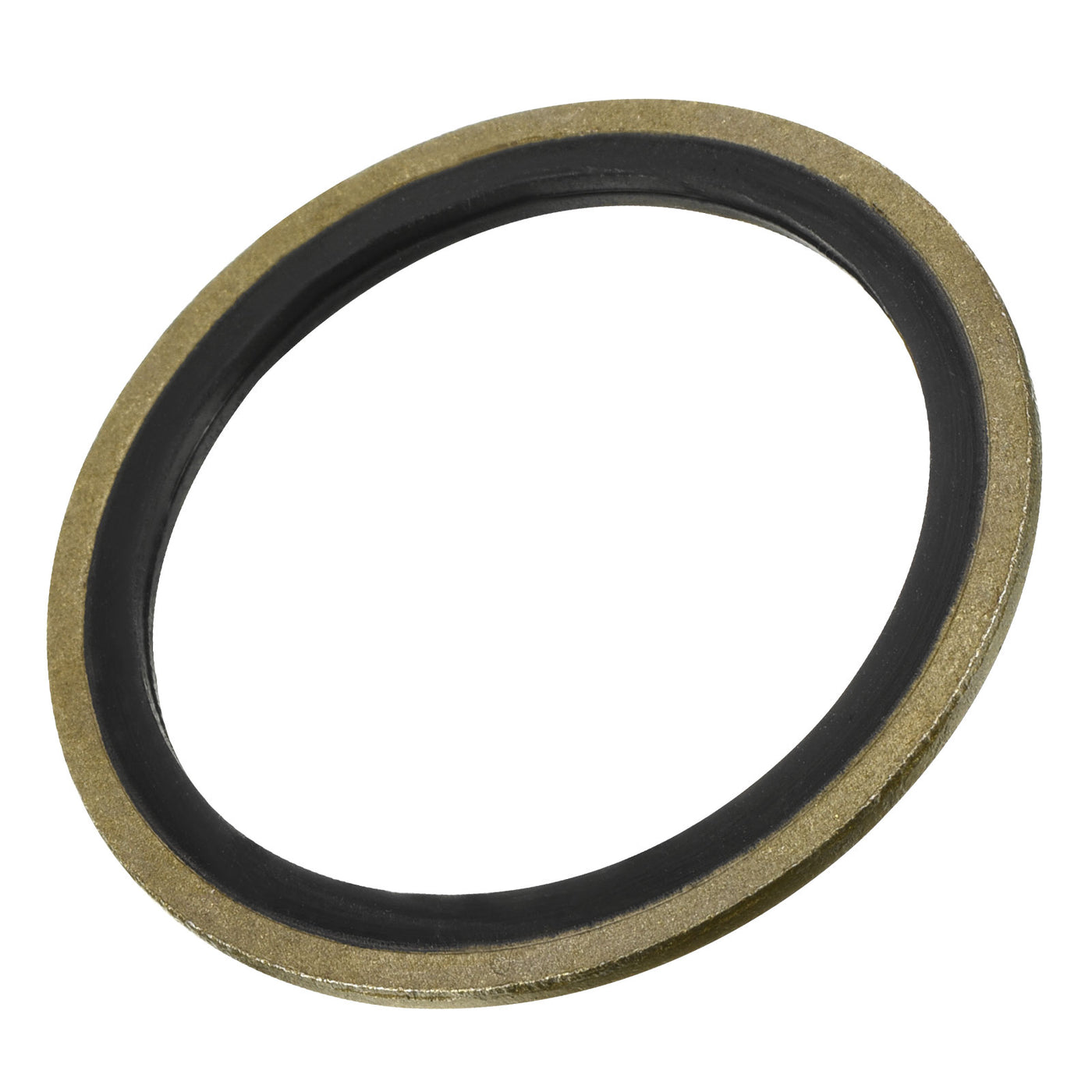 Harfington Bonded Sealing Washers M39 49.5x39x2mm Carbon Steel Nitrile Rubber Gasket, Pack of 10