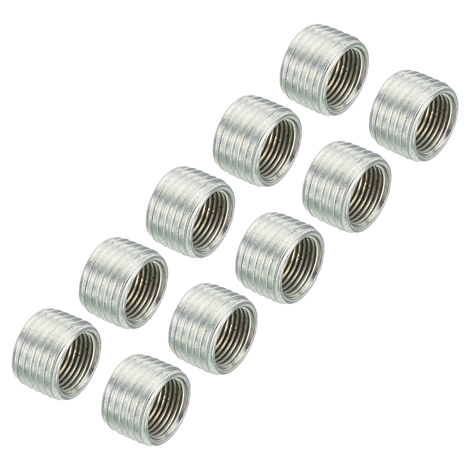 M16x1.5mm to M12x1mm Thread Adapters Sleeve Reducing Nut, 10 Pack 10mm ...