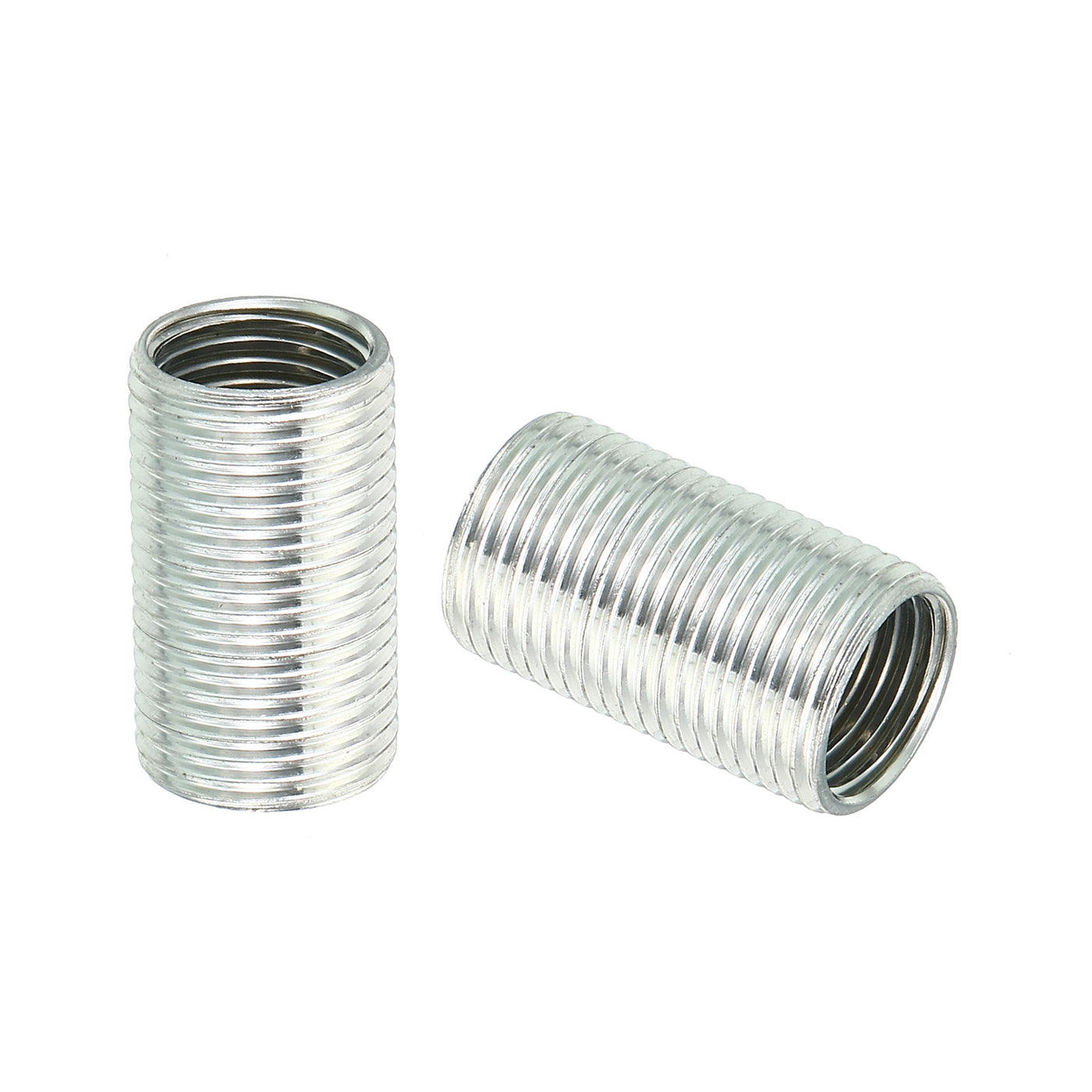 Harfington M12 to M10 Thread Adapters Sleeve Reducing Nut, 2 Set 10/15/20mm Screw Conversion Nut Threaded Tube Coupler Connector Pipe Fitting