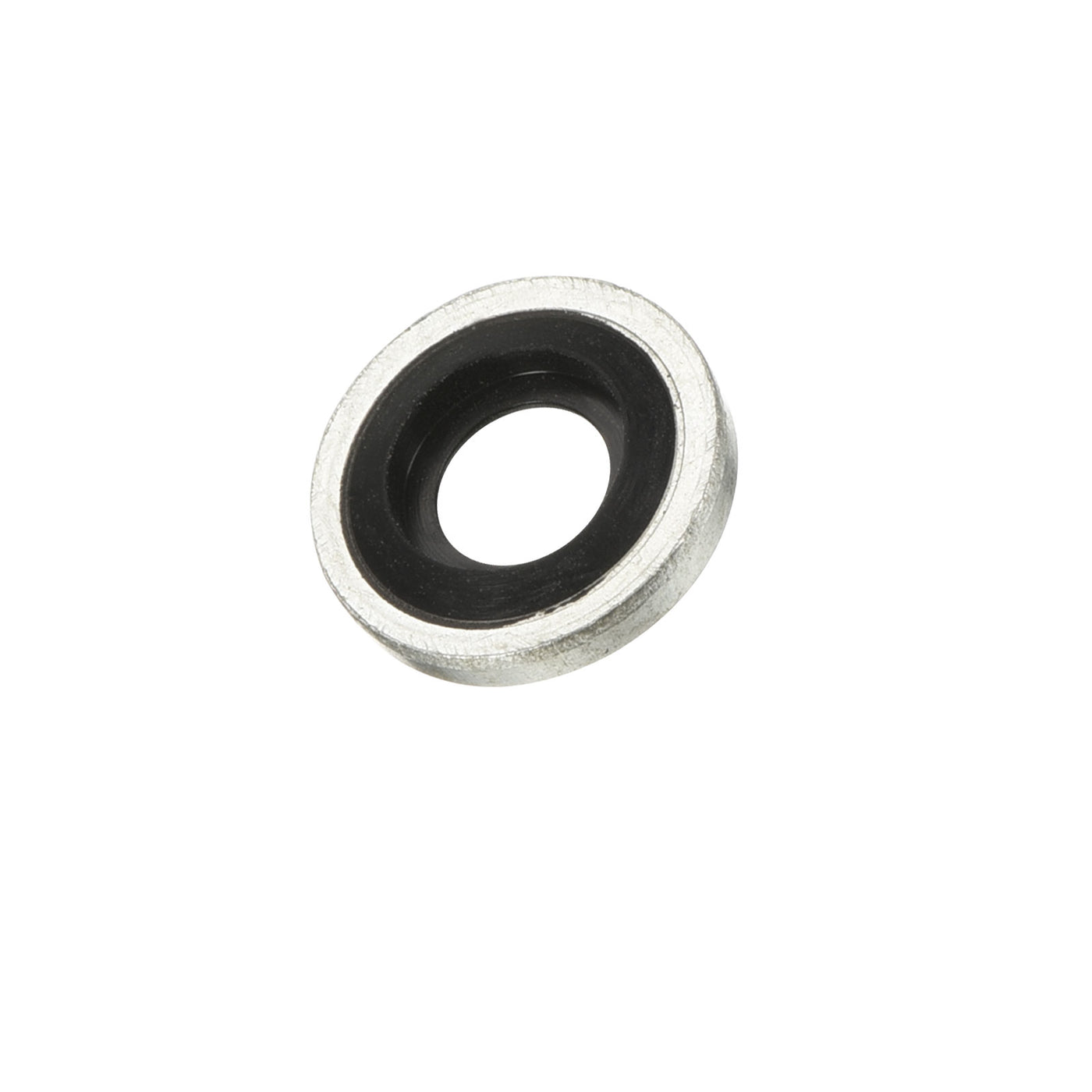 Harfington Bonded Sealing Washers M6 11.8x6.7x2mm Carbon Steel Nitrile Rubber Gasket, Pack of 12