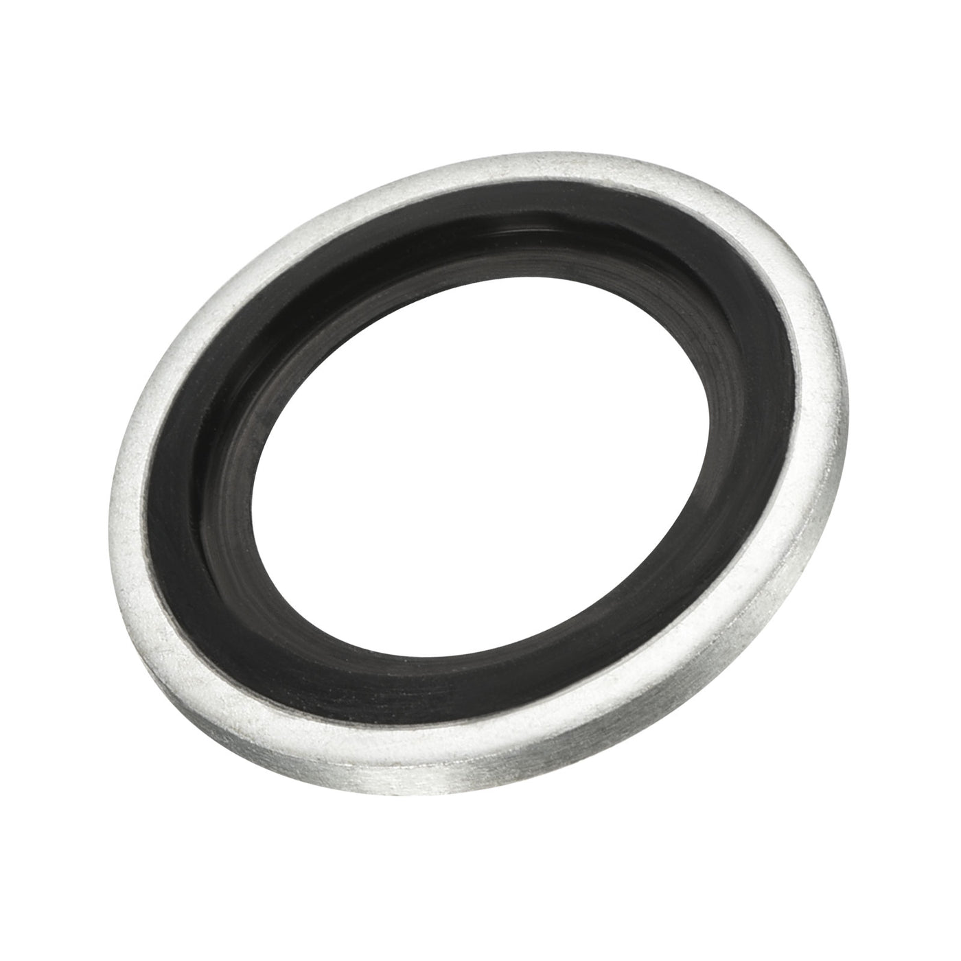 Harfington Bonded Sealing Washers M20 27.8x20.7x2mm Carbon Steel Nitrile Rubber Gasket, Pack of 12