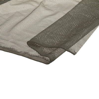 Harfington 59" Mesh Fabric Slightly Stretchy for Backpack Pocket, Olive Green 1 Yard