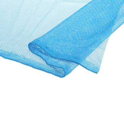 Harfington 59" Mesh Fabric Slightly Stretchy for Backpack Pocket, Sky Blue 1 Yard