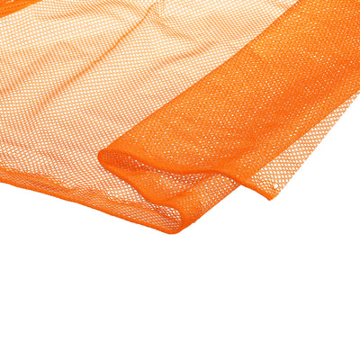 Harfington 59" Mesh Fabric Slightly Stretchy for Backpack Pocket, Light Orange 2 Yard