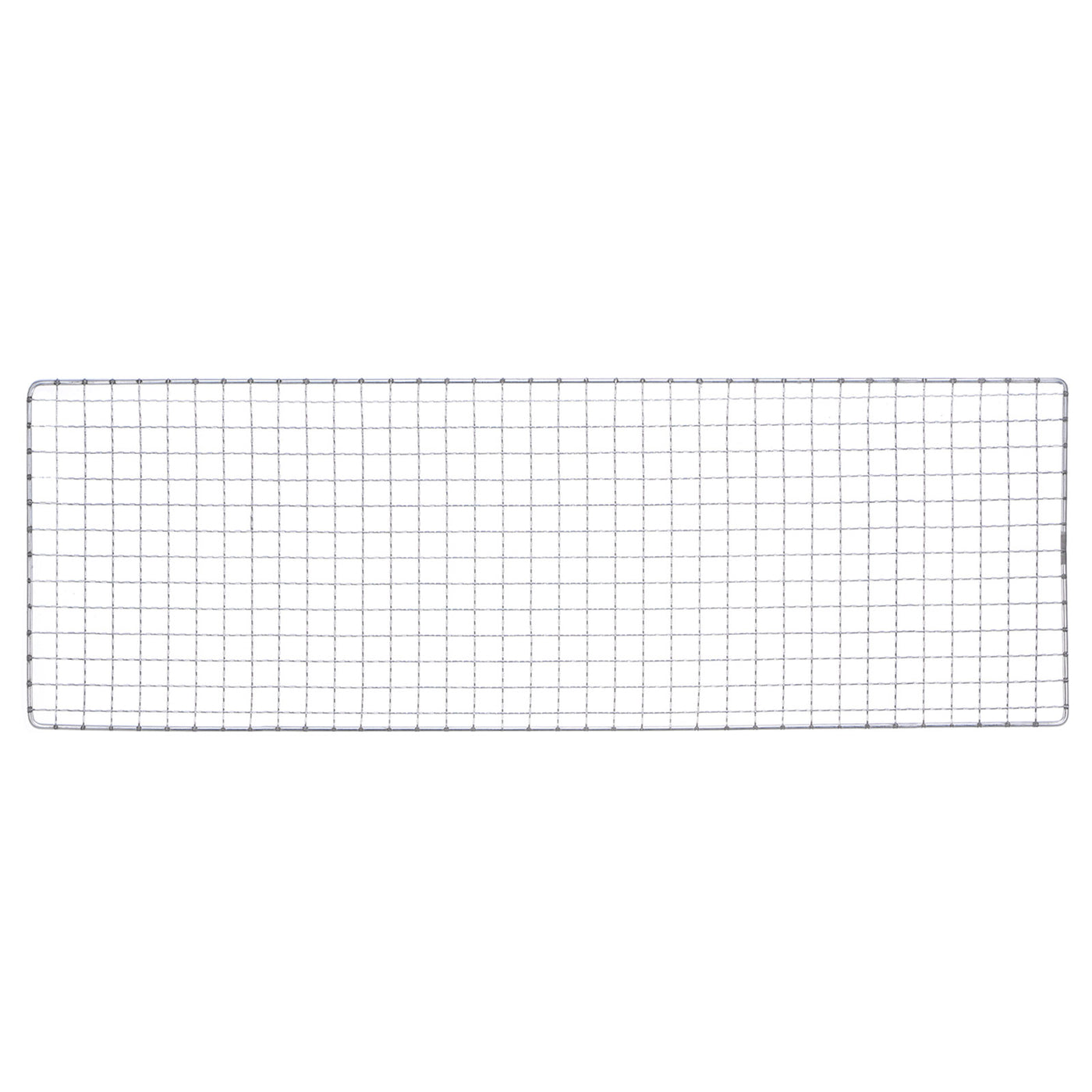 Harfington 2pcs Square BBQ Grill Net 19x60cm Electroplated Stainless Steel Barbecue Mesh