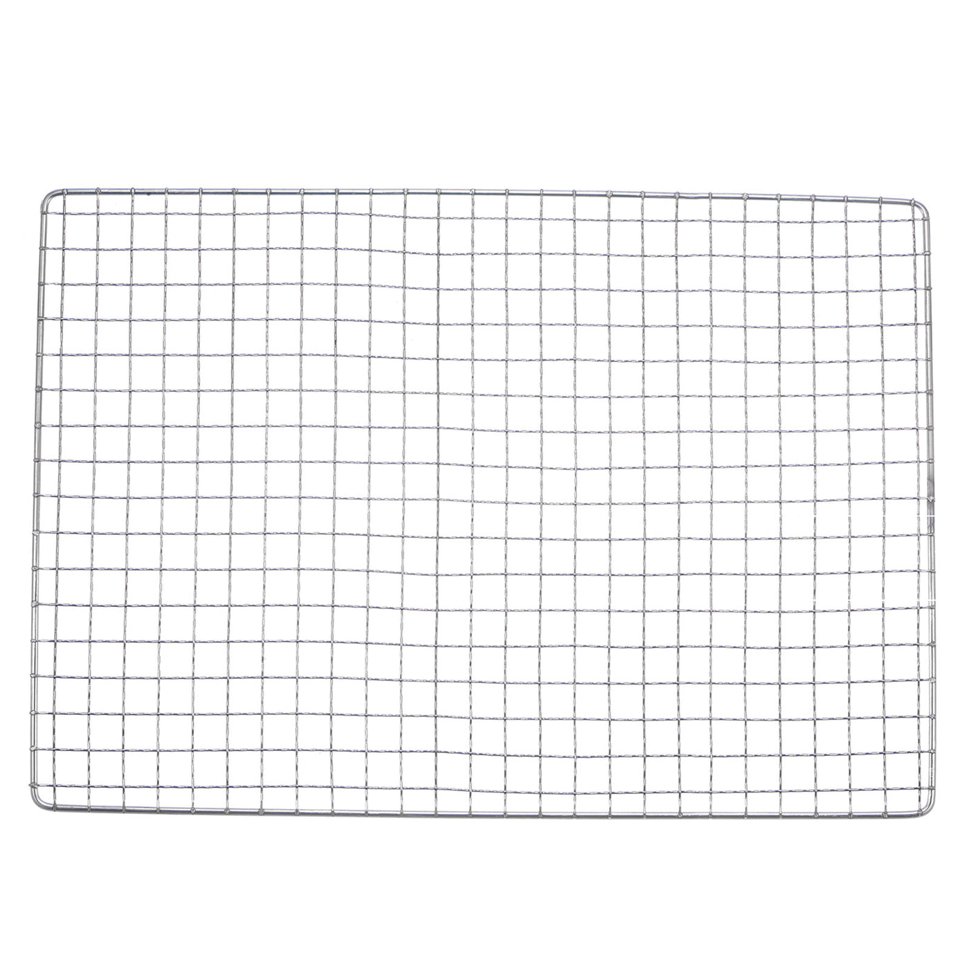 Harfington Square BBQ Grill Net 17.3"x10.2" Stainless Steel Barbecue Mesh Mat