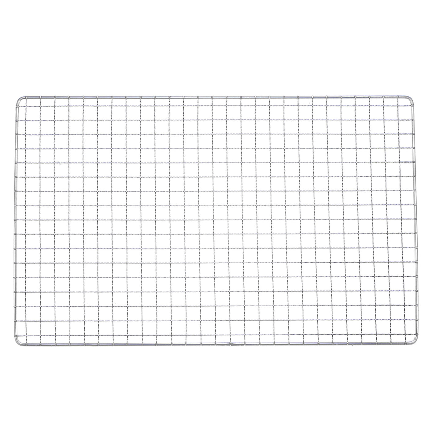 Harfington 2pcs Square BBQ Grill Net 29.5x44cm Stainless Steel Barbecue Mesh for Baking