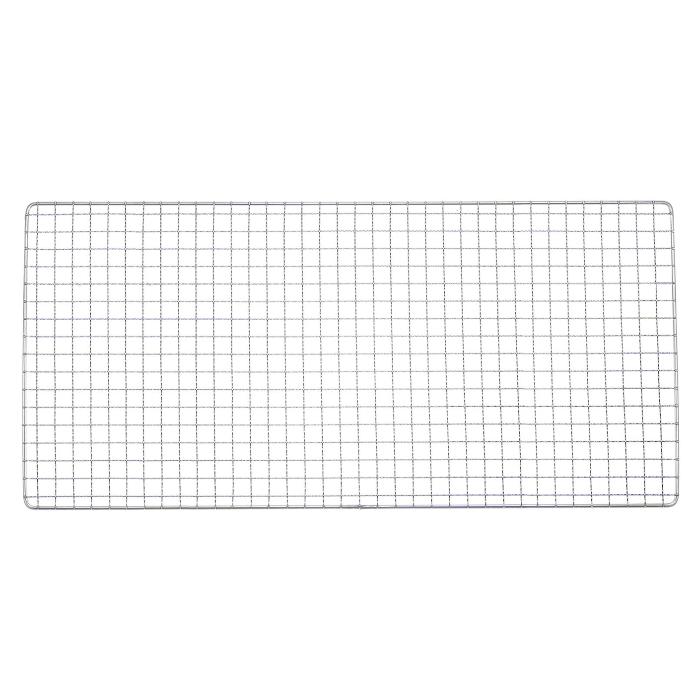 Harfington Square BBQ Grill Net 29.5x60cm Stainless Steel Barbecue Mesh Mat