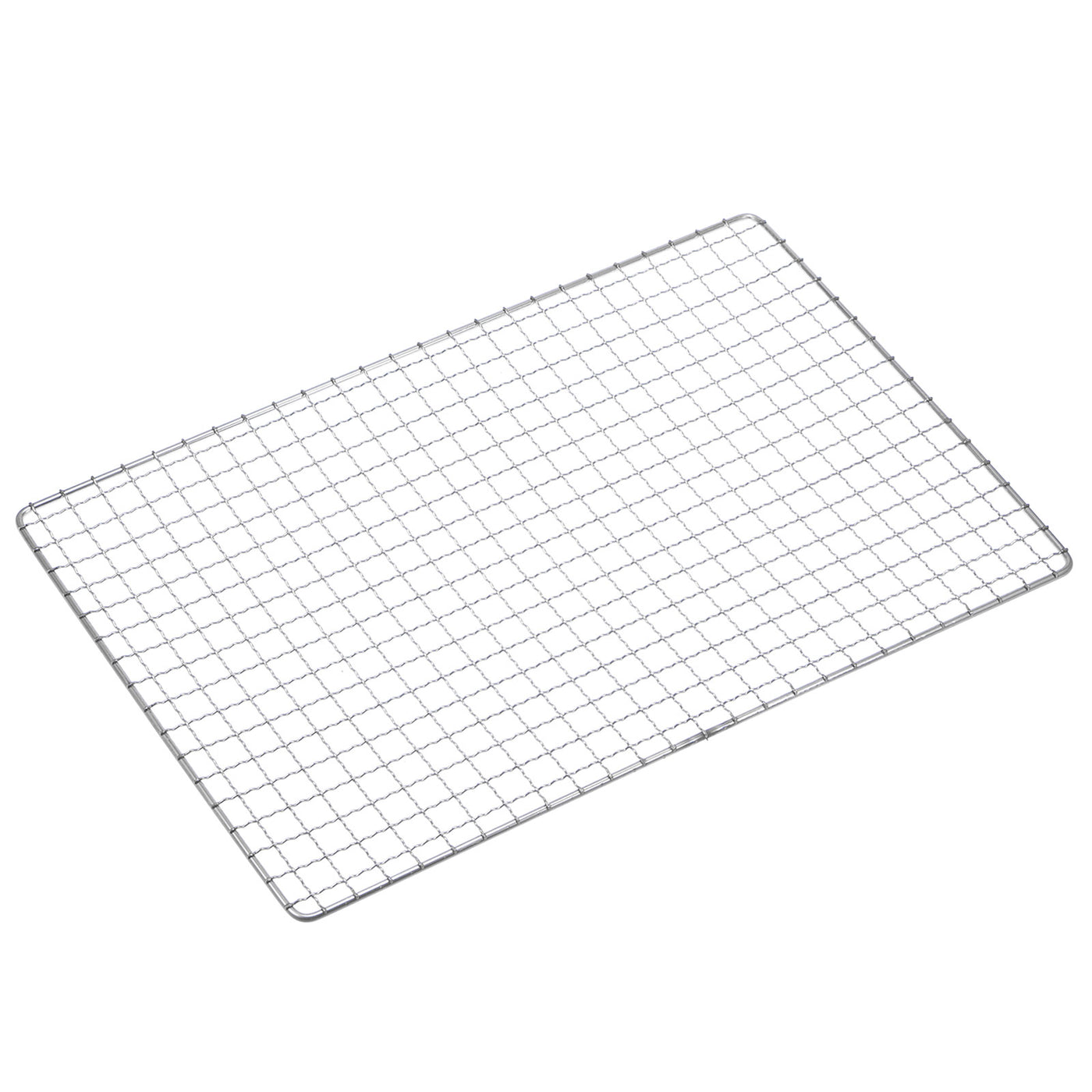 Harfington Square BBQ Grill Net 13.8"x9.4" Stainless Steel Barbecue Mesh Mat