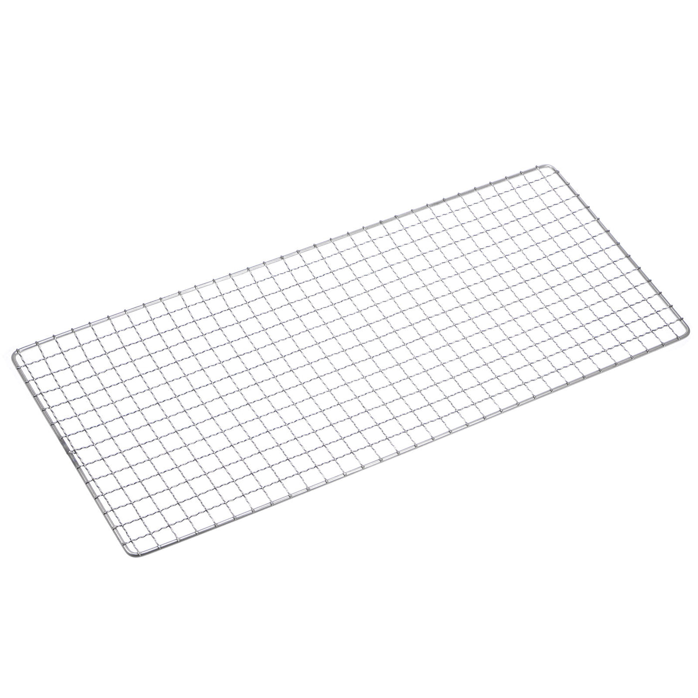 Harfington Square BBQ Grill Net 20x46cm Stainless Steel Barbecue Mesh Mat