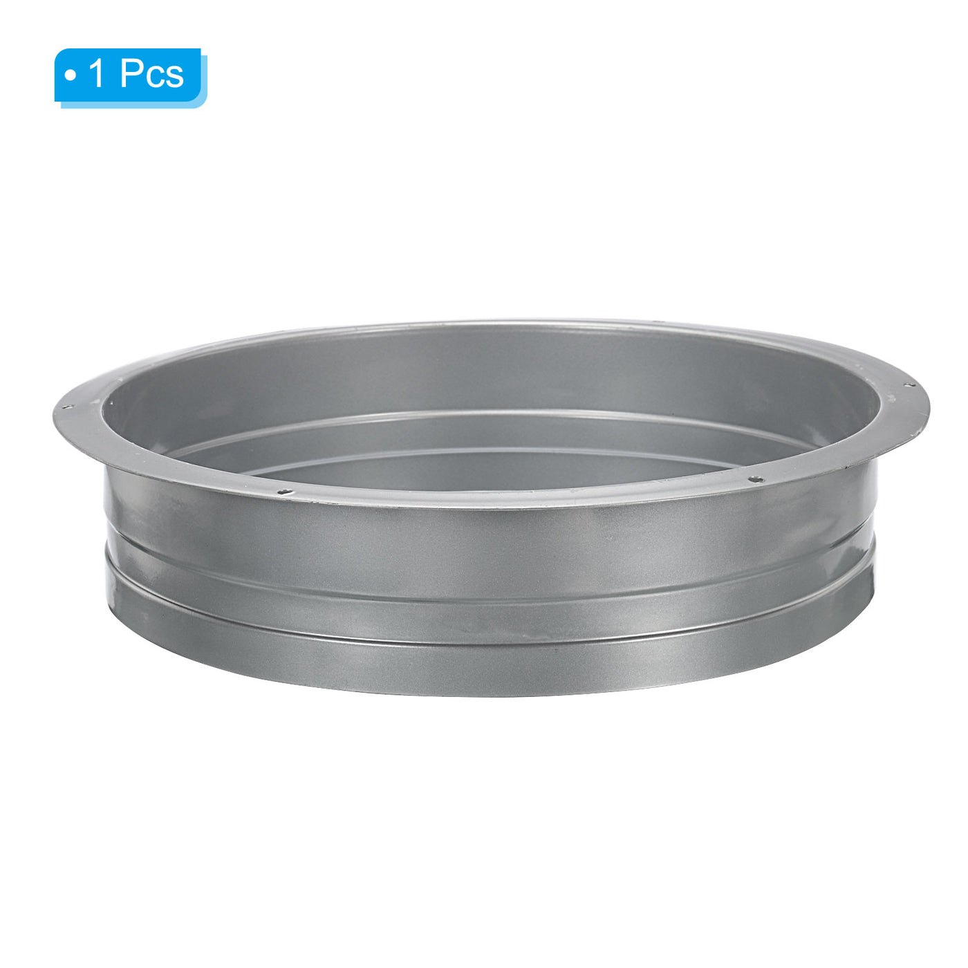 Harfington 10 Inch Duct Connector Flange, Metal Straight Pipe Exhaust Hose Flange for Heating Cooling Ventilation HVAC System