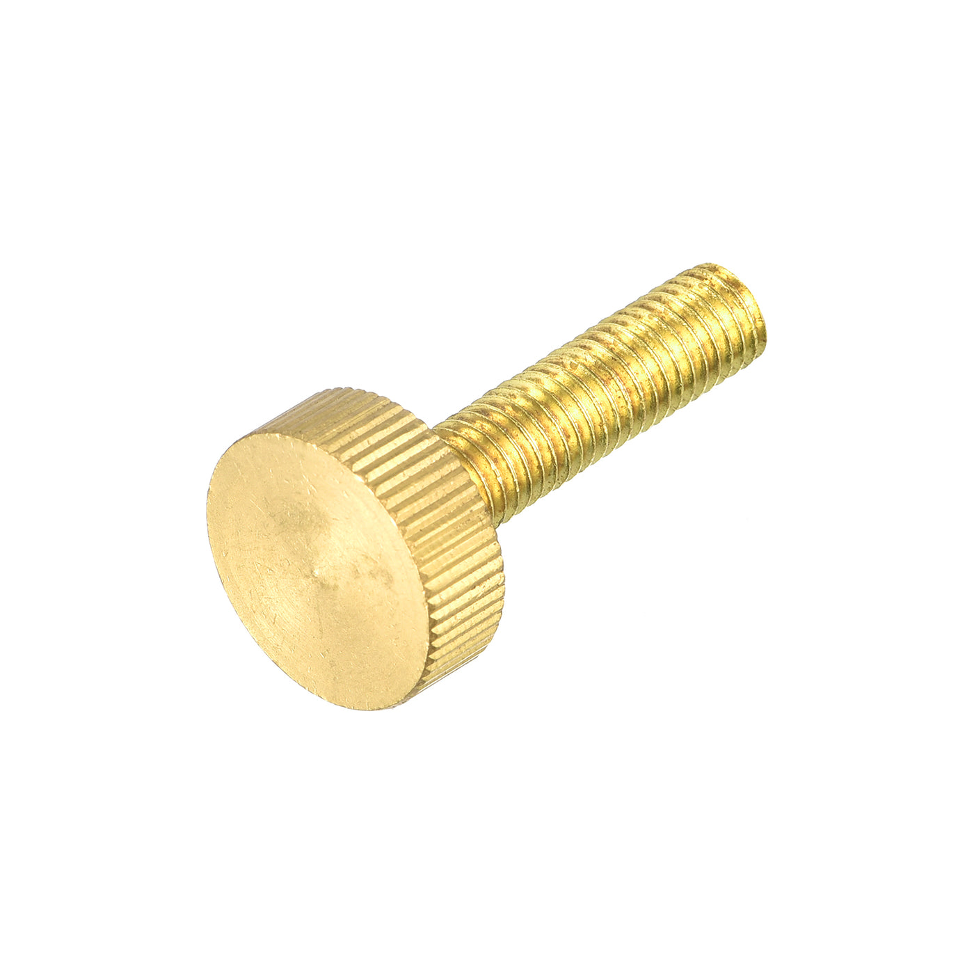 uxcell Uxcell Knurled Thumb Screws, M8x35mm Flat Brass Bolts Grip Knobs Fasteners for PC, Electronic, Mechanical