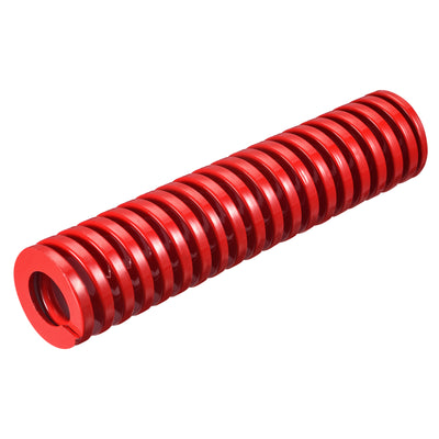 Harfington Uxcell Die Spring, 40mm OD 175mm Long Spiral Stamping Medium Load Compression, Red