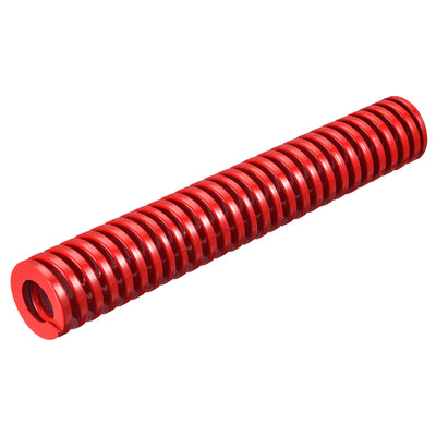 Harfington Uxcell Die Spring, 40mm OD 250mm Long Spiral Stamping Medium Load Compression, Red
