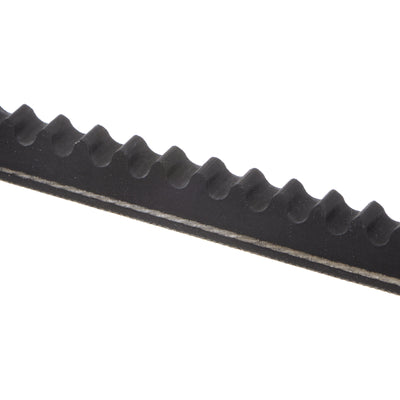 Harfington 2pcs Cogged V-Belts 975mm Outside Circumference 10mm Width Rubber Drive Belt