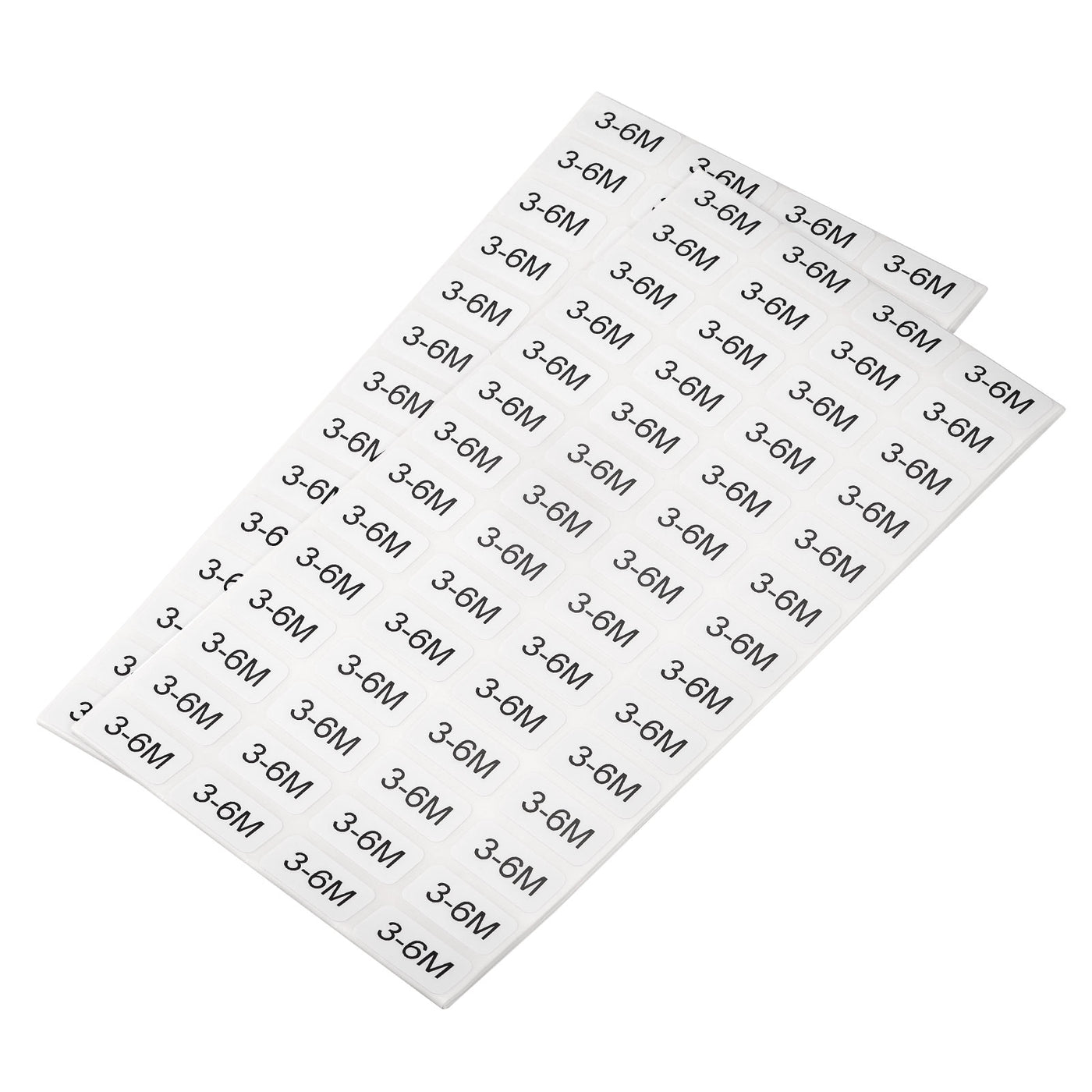 Harfington 3-6 Month Clothes Size Sticker Label Clothing Coding Clothing Size Labels for Retail Apparel, 2 Sheet