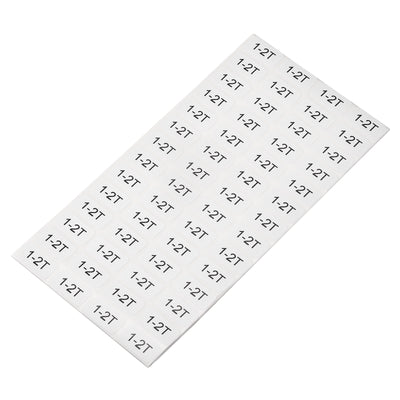 Harfington 1-2T Clothes Size Sticker Label Clothing Coding 1 to 2 Year Old Clothing Size Labels for Retail Apparel