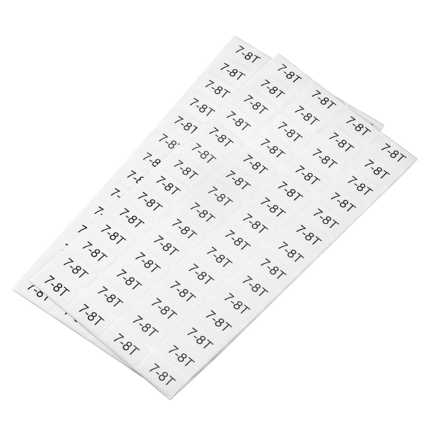 Harfington 7-8T Clothes Size Sticker Label Clothing Coding 7 to 8 Year Old Clothing Size Labels for Retail Apparel, 2 Sheet