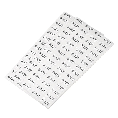 Harfington 9-10T Clothes Size Sticker Label Clothing Coding 9 to 10 Year Old Clothing Size Labels for Retail Apparel, 2 Sheet
