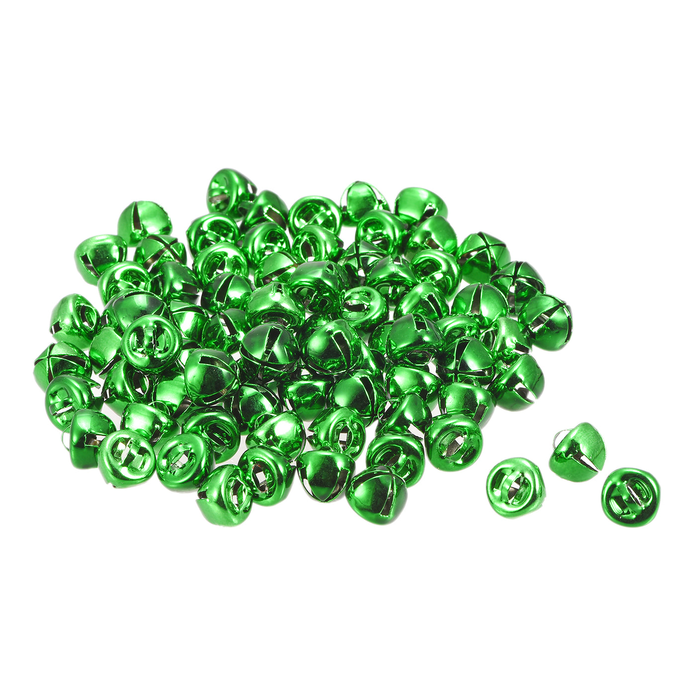 uxcell Uxcell Jingle Bells, 10mm 24pcs Small Bells for Crafts DIY Christmas, Green