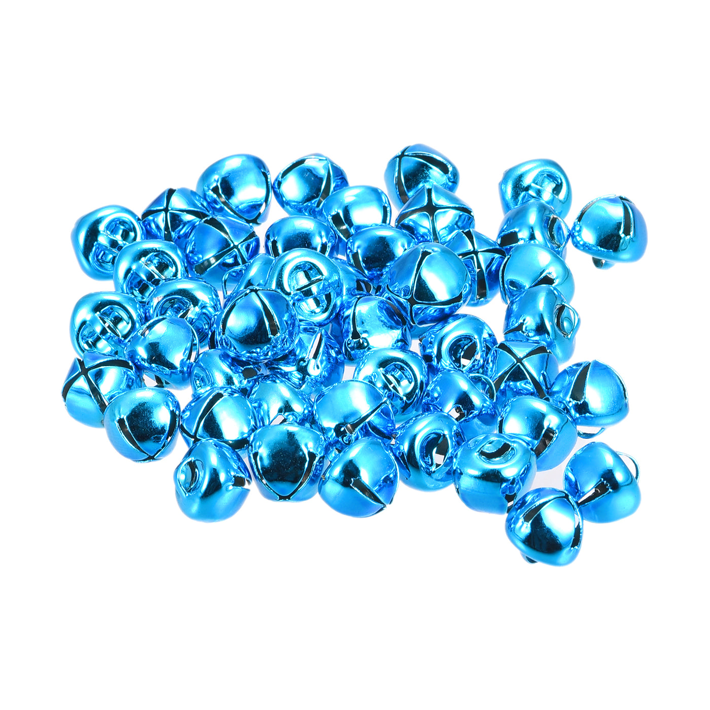 uxcell Uxcell Jingle Bells, 10mm 24pcs Small Bells for Crafts DIY Christmas, Blue