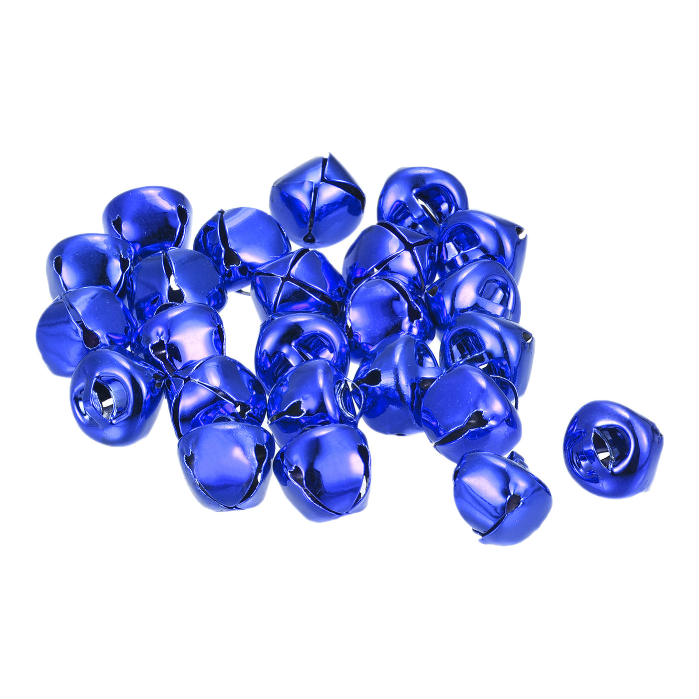 uxcell Uxcell Jingle Bells, 12mm 48pcs Small Bells for Crafts DIY Christmas, Dark Blue