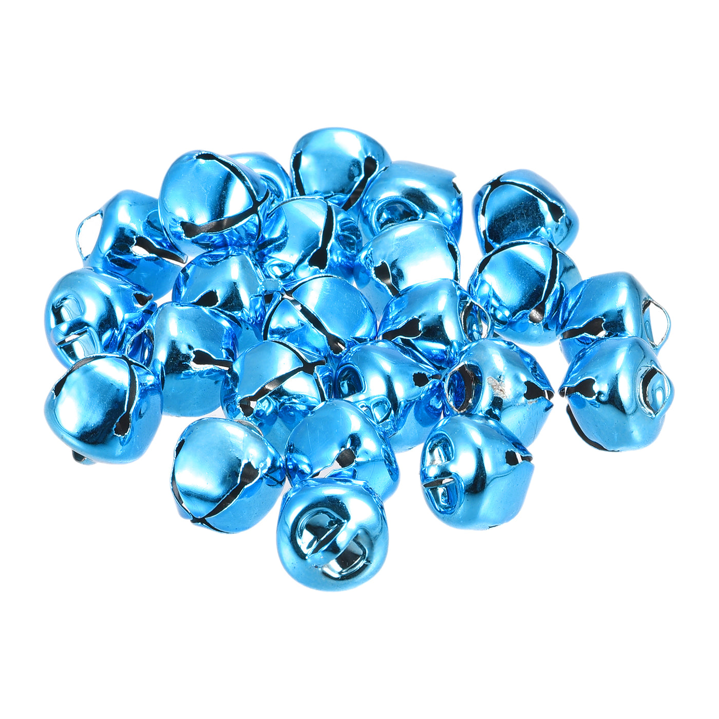 uxcell Uxcell Jingle Bells, 12mm 120pcs Small Bells for Crafts DIY Christmas, Blue