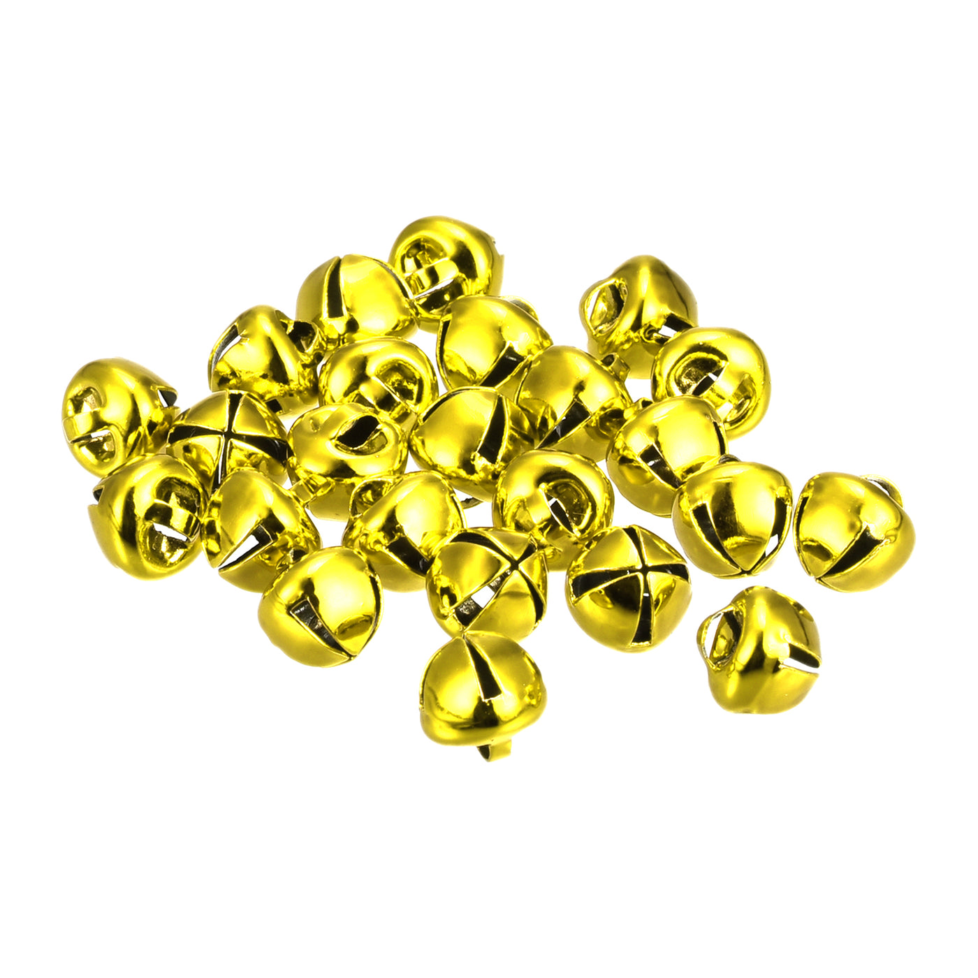 uxcell Uxcell Jingle Bells, 8mm 80pcs Small Bells for Crafts DIY Christmas, Gold Tone