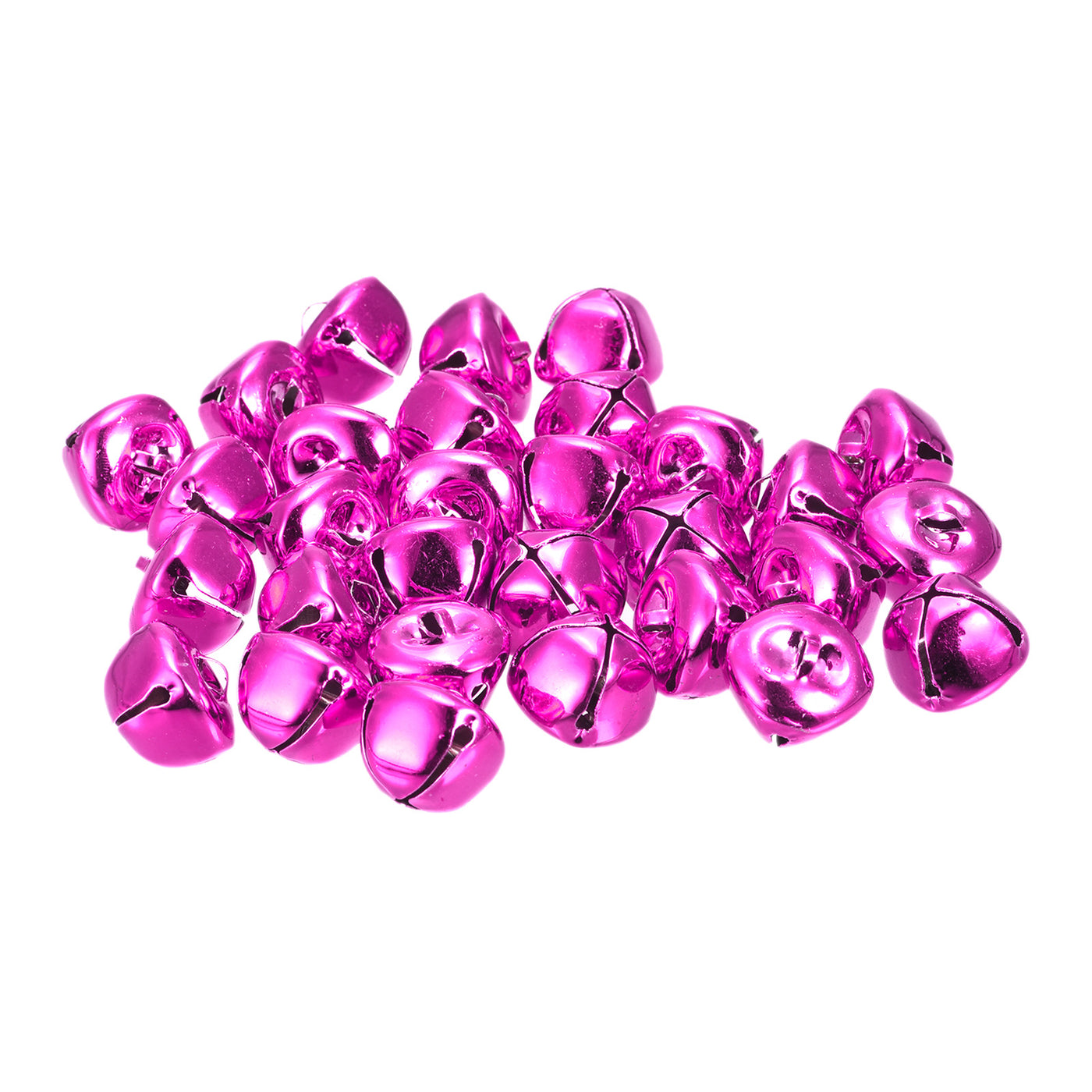 uxcell Uxcell Jingle Bells, 20mm 120pcs Small Bells for Crafts DIY Christmas, Rose Red
