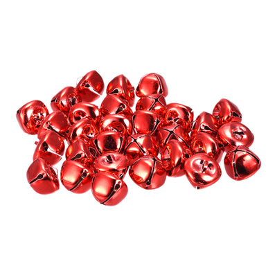 Harfington Uxcell Jingle Bells, 20mm 120pcs Small Bells for Crafts DIY Christmas, Red