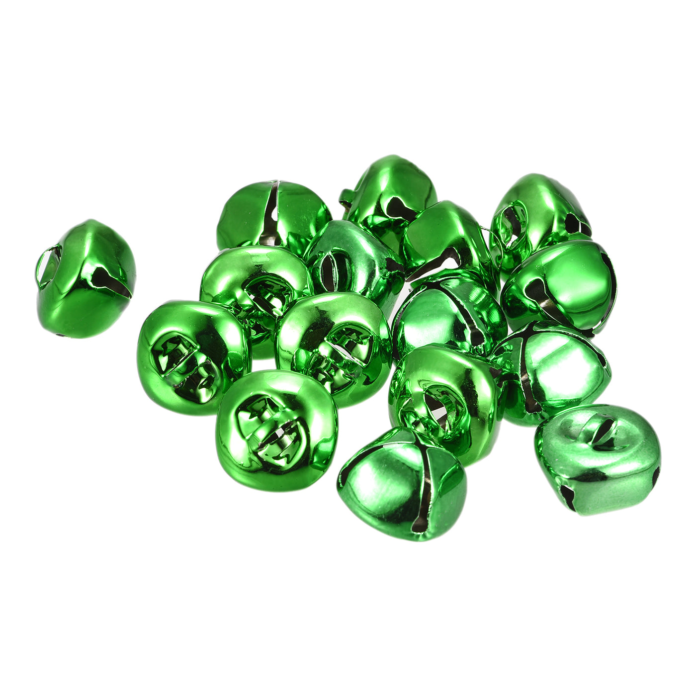 uxcell Uxcell Jingle Bells, 25mm 80pcs Small Bells for Crafts DIY Christmas, Green
