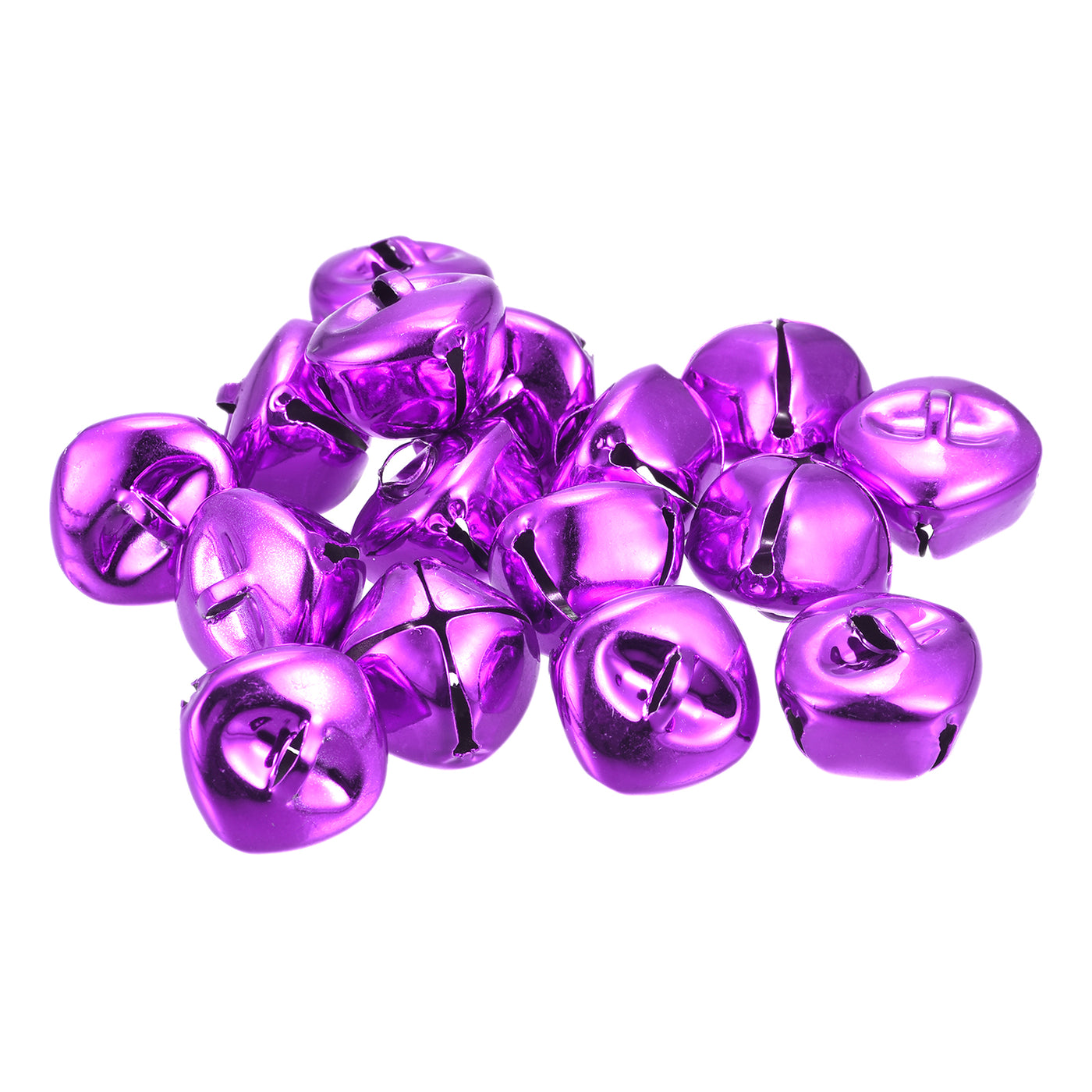 uxcell Uxcell Jingle Bells, 25mm 80pcs Small Bells for Crafts DIY Christmas, Purple