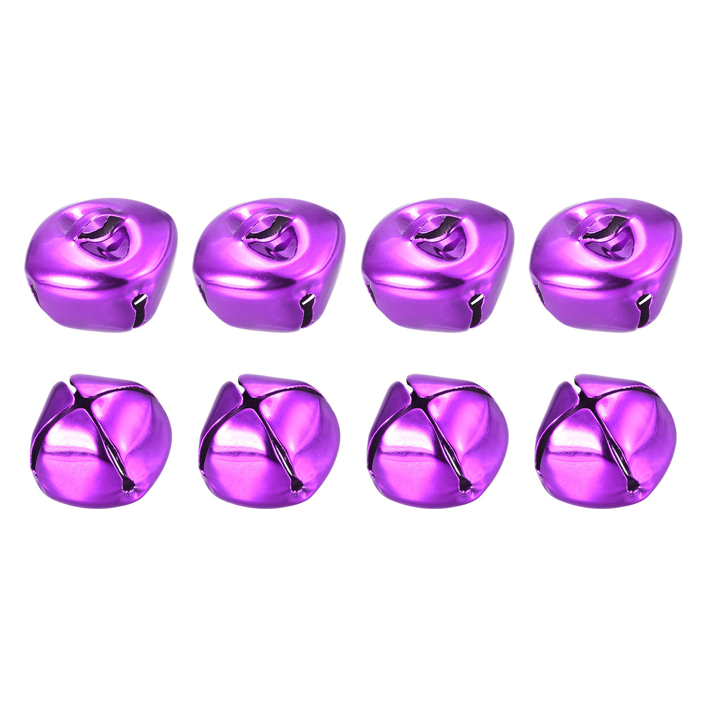 uxcell Uxcell Jingle Bells, 25mm 8pcs Small Bells for Crafts DIY Christmas, Purple