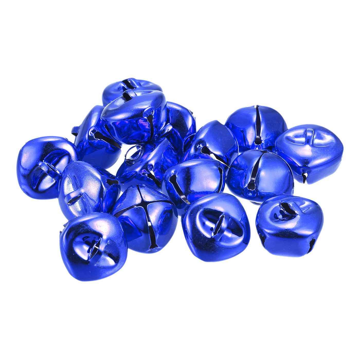 uxcell Uxcell Jingle Bells, 25mm 80pcs Small Bells for Crafts DIY Christmas, Dark Blue