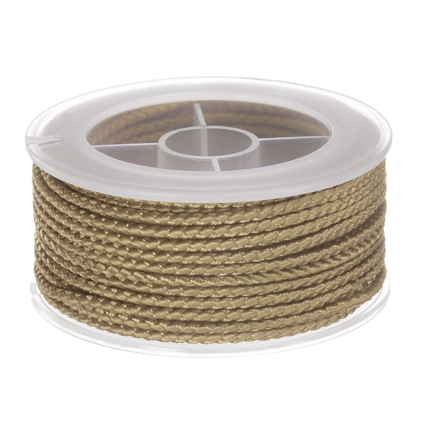 Harfington Nylon Thread Twine Beading Cord 2mm Braided String 11M/36 Feet, Camel