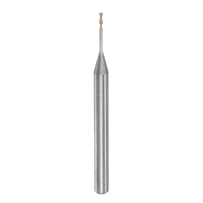 Harfington 4mm Shank 1mm x 10mm Titanium Coated Solid Carbide 2 Flutes Square End Mill