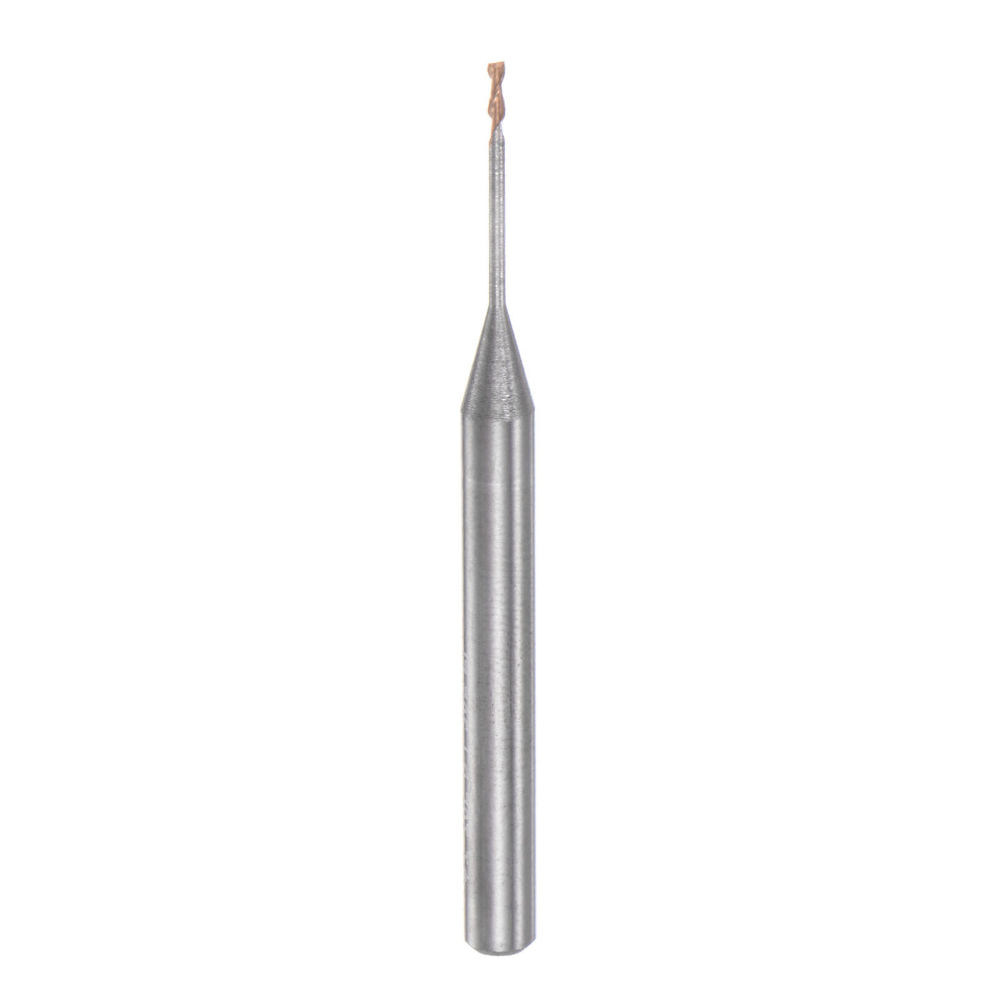 Harfington 4mm Shank 1mm x 14mm Titanium Coated Solid Carbide 2 Flutes Square End Mill