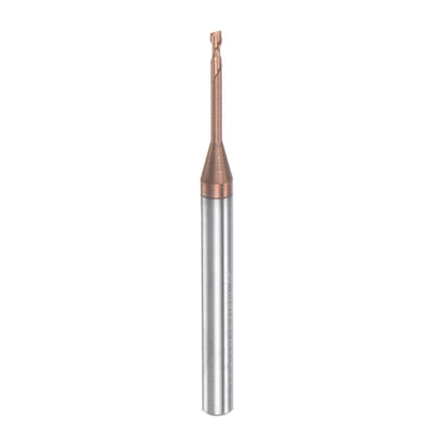 Harfington 4mm Shank 1.5mm x 16mm Titanium Coated Solid Carbide 2 Flutes Square End Mill