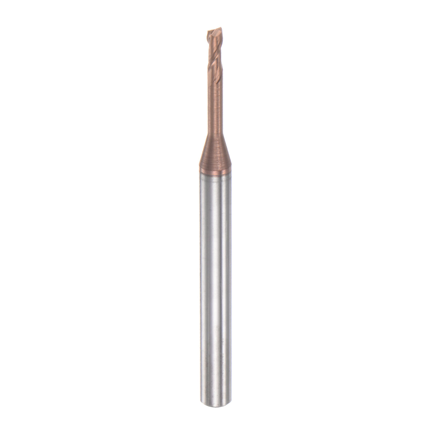 Harfington 4mm Shank 2mm x 14mm Titanium Coated Solid Carbide 2 Flutes Square End Mill